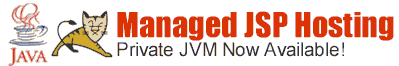 Managed JSP Hosting with Private JVM